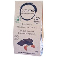 Cuckoo - 70% Dark Chocolate With Candied Orange Peel